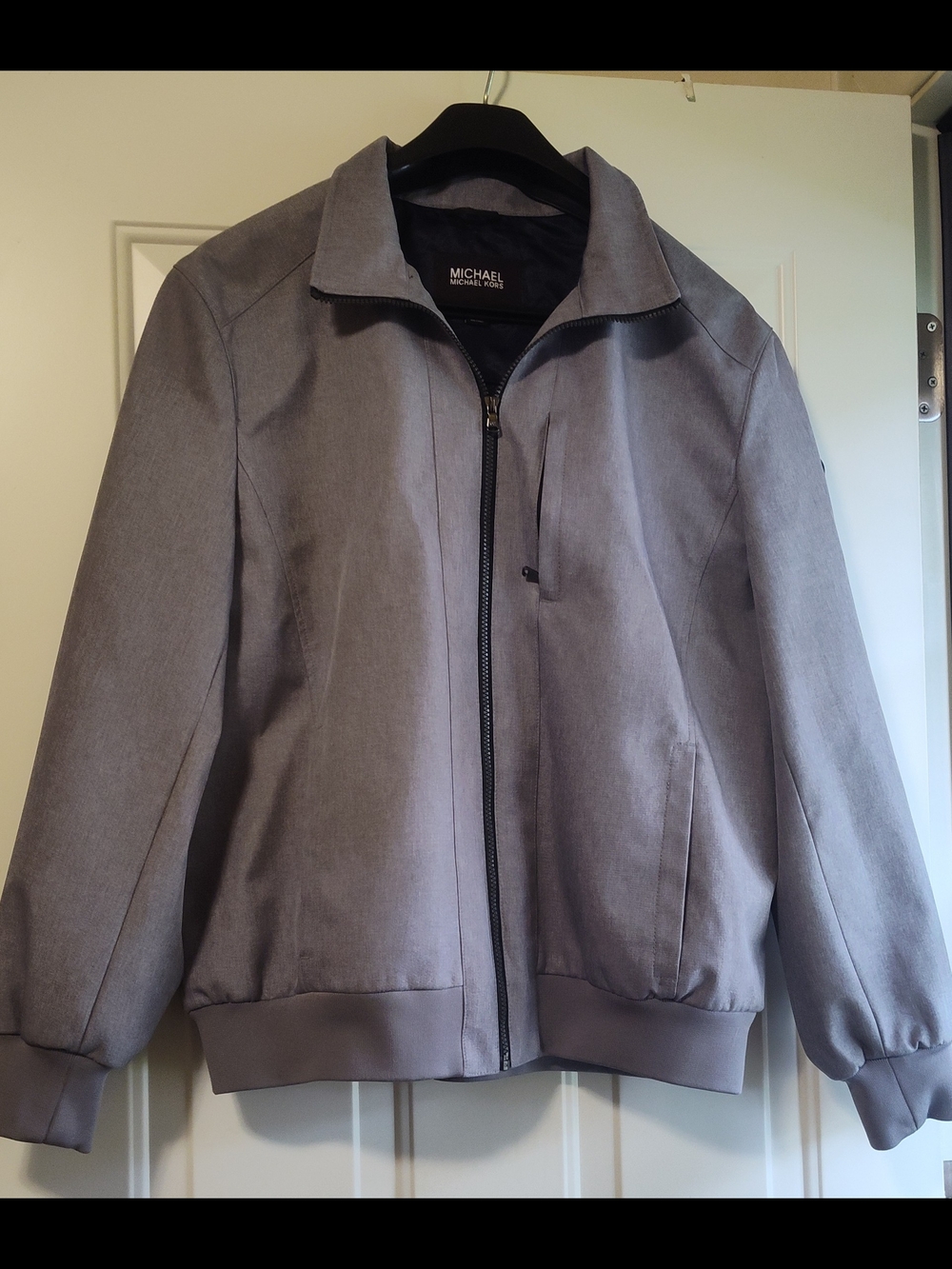 Michael Kors Men's Grey Bomber Jacket